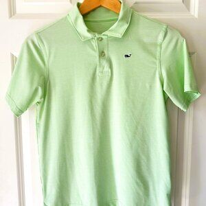 Vineyard Vines Performance Polo, Boys M, Pistachio Green